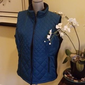 Andrew Mac quilted vest NWOT XL
